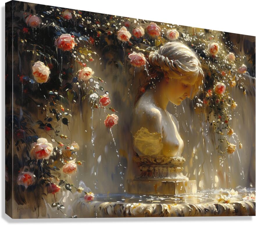 The Admirals Secret Garden  1: Athena Canvas Print