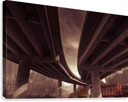 Throught Canvas Print