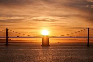Golden Hour Bay Bridge Sunrise