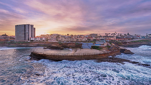 Pink La Jolla Cove Sunrise