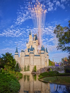 Daytime Castle Fireworks by Ryan Cameron