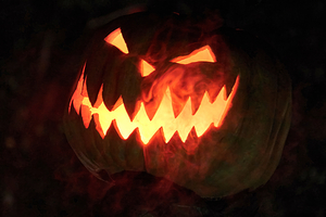 Sinister Halloween Jack-O-Lantern by Ryan Cameron