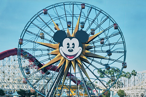 Mickeys Fun Wheel Shot on 1930s Film Camera