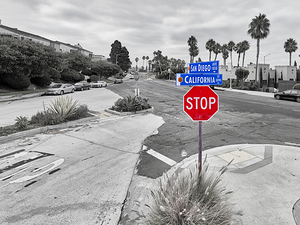 San Diego Avenue at California Street Selective Color