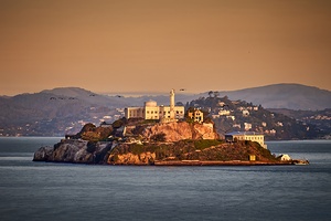 San Francisco Alcatraz Sunrise Birds