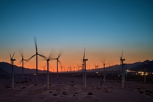 Palm Springs Sunset Turbines