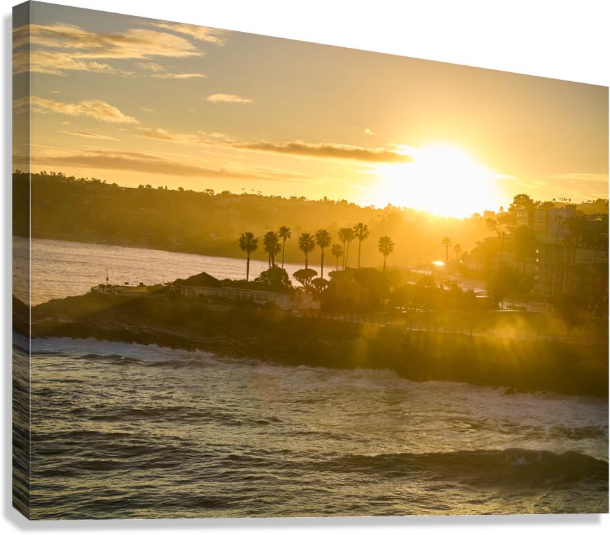 Golden La Jolla Sunrise Canvas Print