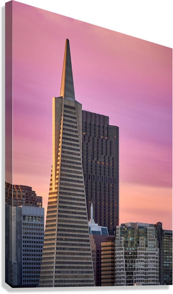TransAmerica Pyramid San Francisco Sunrise Canvas Print