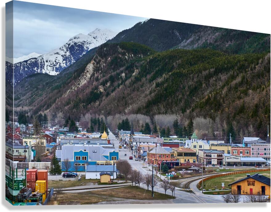 Skagway Skyline Alaska Canvas Print