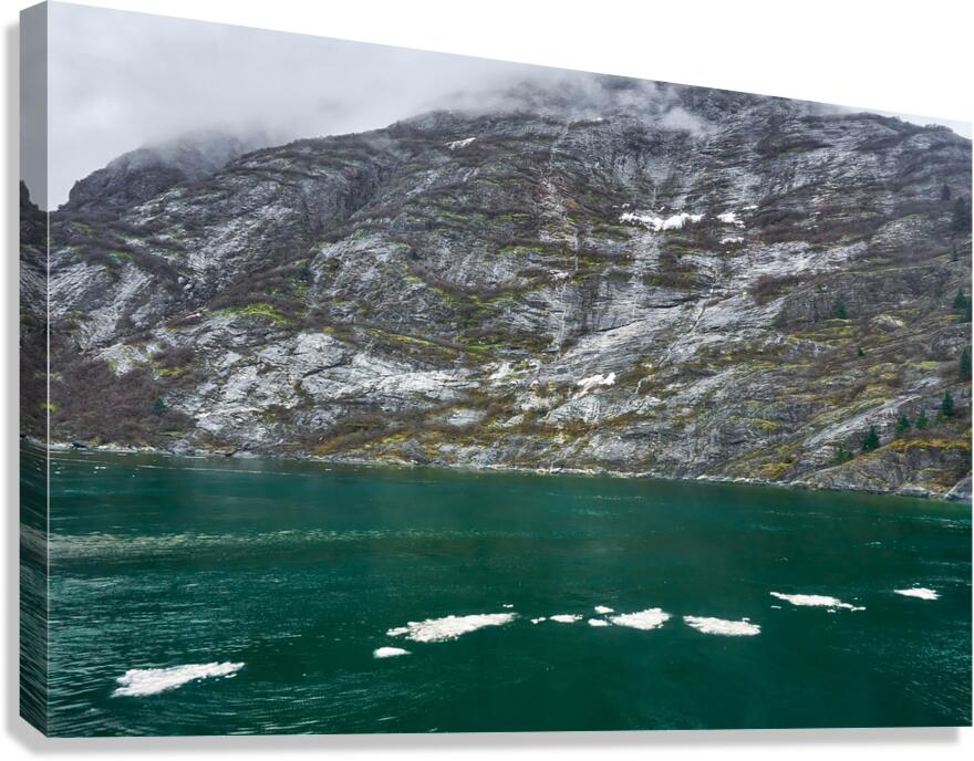 Alaska With Hawaii Like Icebergs Canvas Print