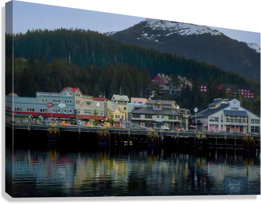 Ketchikan Shoreline Canvas Print
