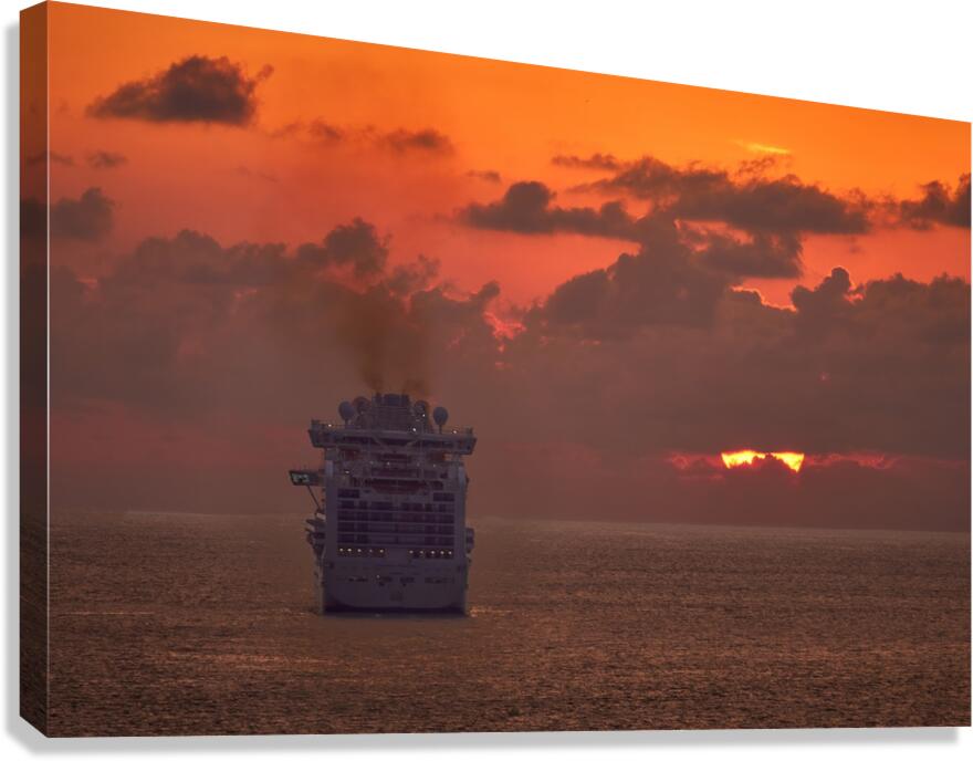 Diamond Sunset Canvas Print