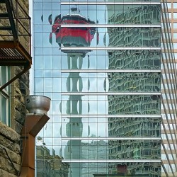 Reflections of the Calgary Tower