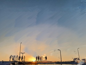 Silhouettes and Sunset