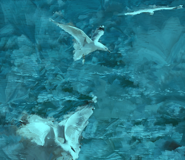 Azure Soar Print