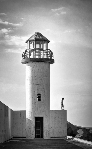 The Watcher at Dawn Print