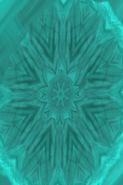 Jade Mandala Print