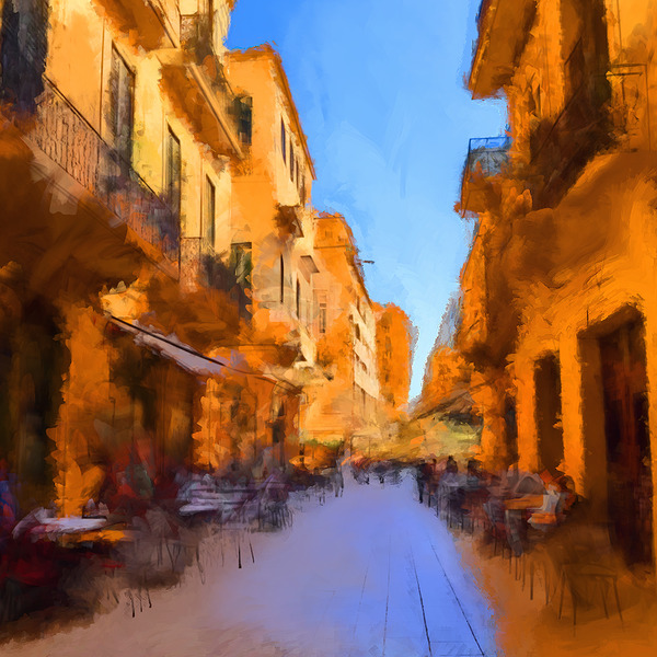 Street of Sunkiss Print