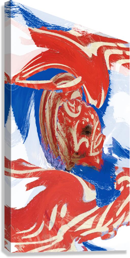 Camouflaged Emotions Canvas Print