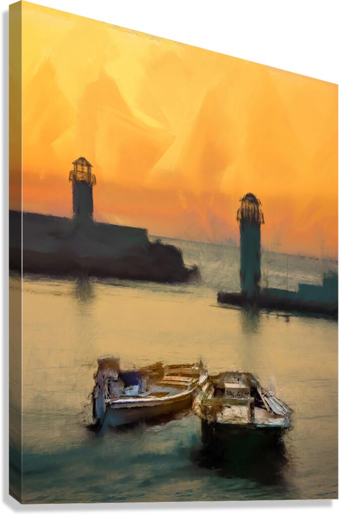 Anchored Longing Canvas Print