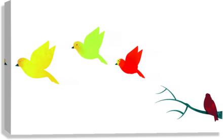 Birds Migration Canvas Print