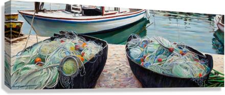 Fishing Nets Canvas Print