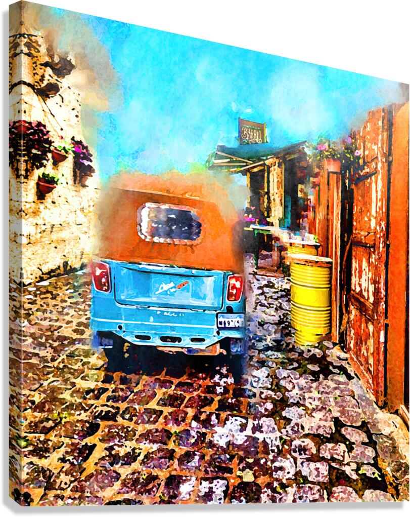 Cobbled Charm Canvas Print
