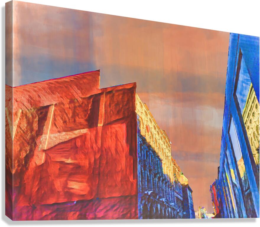 Dusk Reshaped Canvas Print