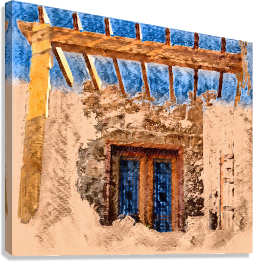 Azure Embrace Canvas Print