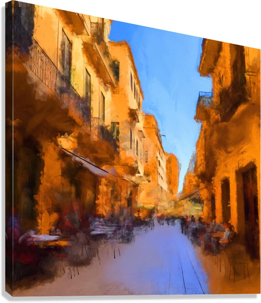 Street of Sunkiss Canvas Print