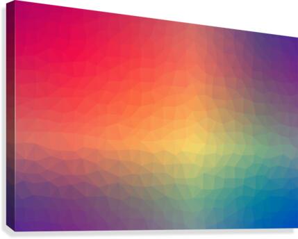 Color pattern Canvas Print