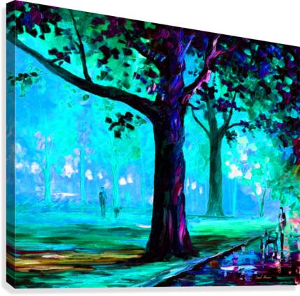 Trees nice place Canvas Print