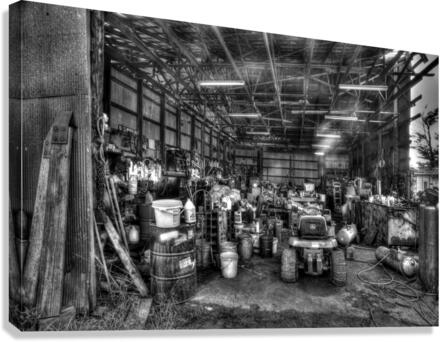 Farm workshop Canvas Print
