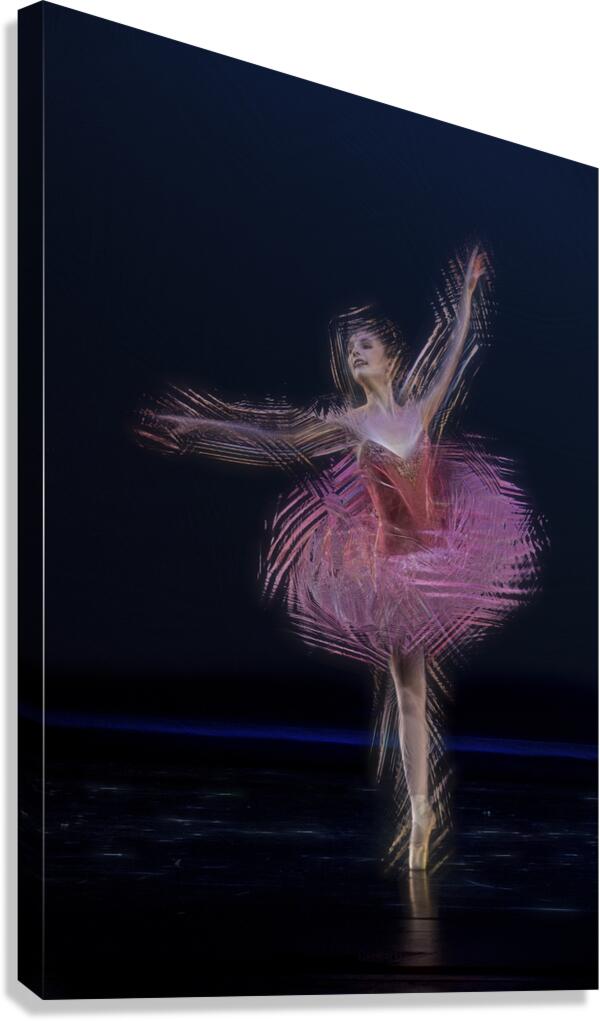 Pink dancer Canvas Print