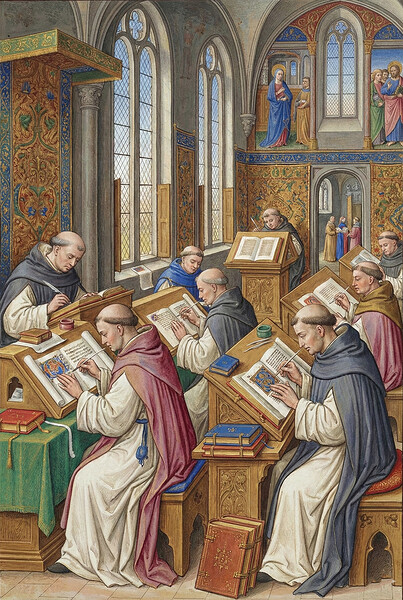 The Medieval Scriptorium Print