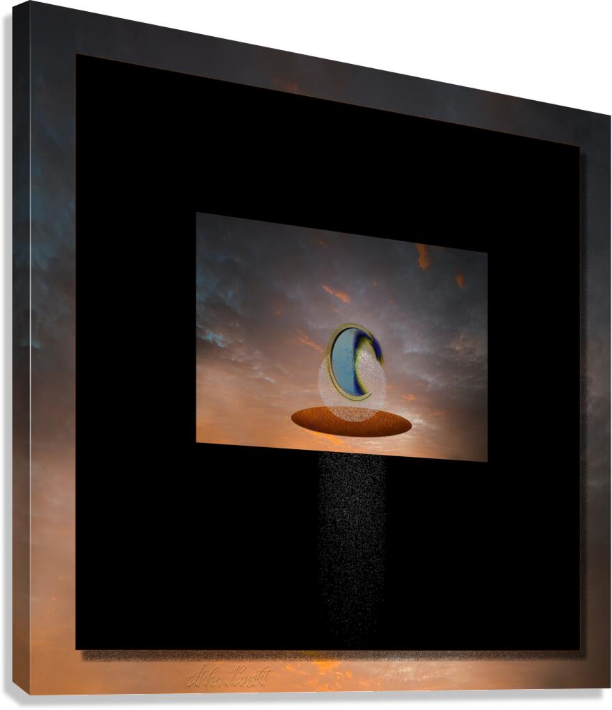 0757 On Sunday When Time Stood Still Canvas Print