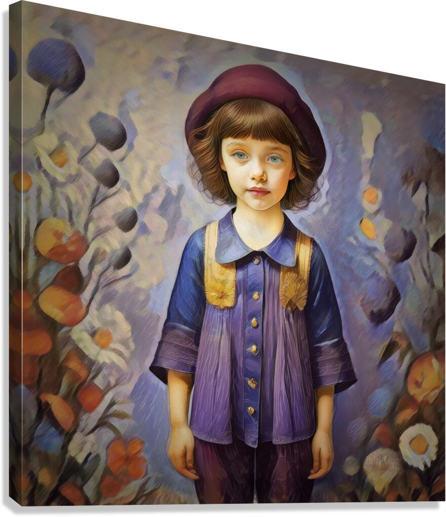 0894 .Sunday In the Garden Canvas Print