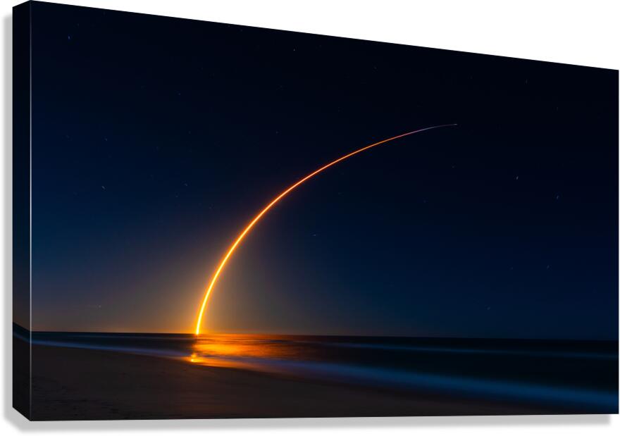 Falcon 9 Rocket Launch Canvas Print