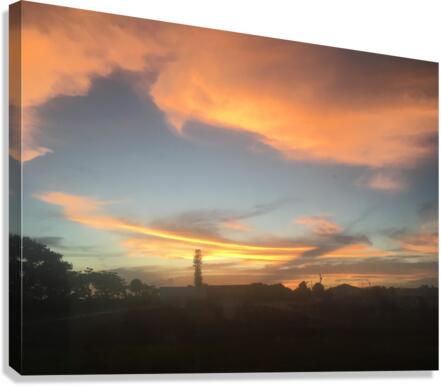 Starburst Clouds Canvas Print