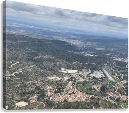 The view in Spain  Canvas Print