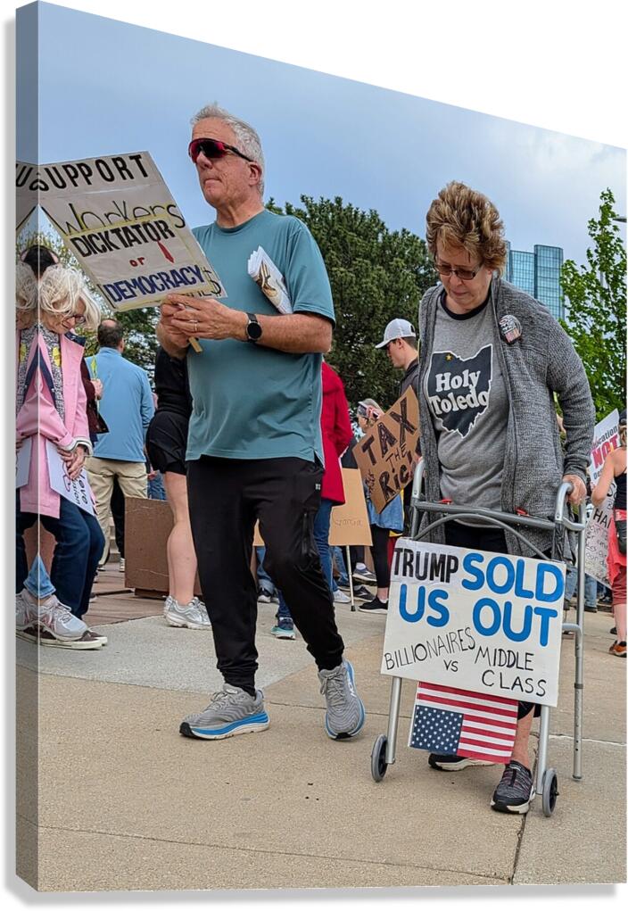 Protest Canvas Print