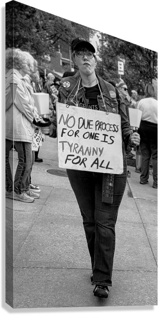 Protest Canvas Print