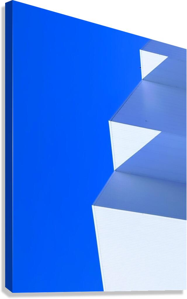 Blue Series Abstract  Canvas Print