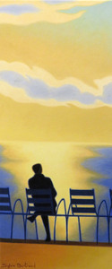 REVERIE SUR UNE CHAISE BLEUE - REVERIE ON A BLUE CHAIR