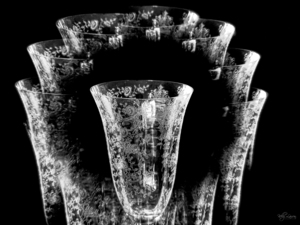 Rose Point Crystal 2