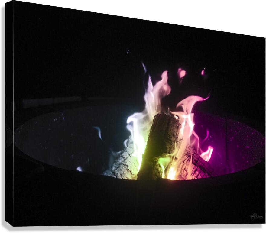 Dragons Having Coffee Canvas Print