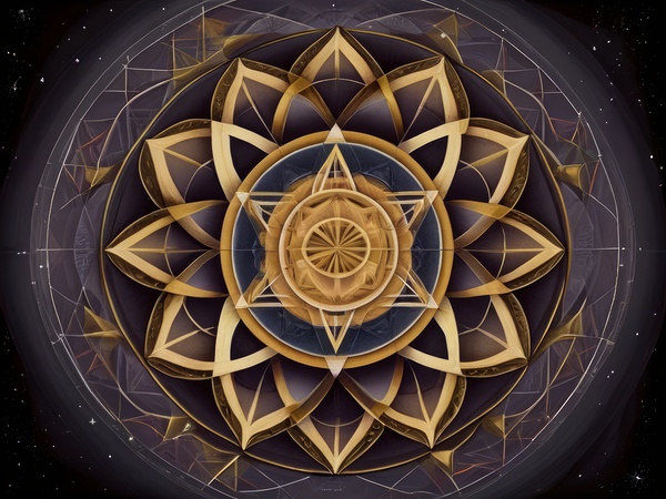 Default sacred geometry 1 Print