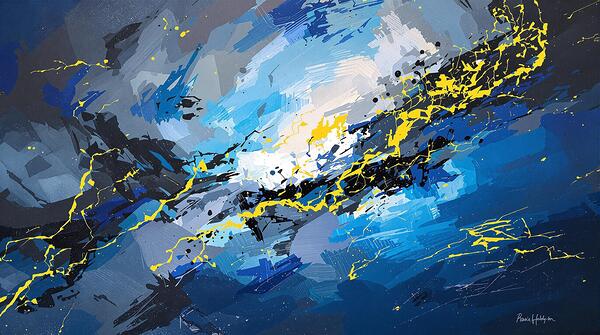 Abstract Thunderstorm Energy2 by ImagineART