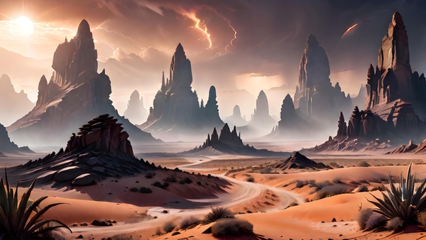 Desert Sunset Print