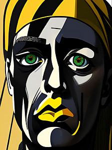 emotion face abstract